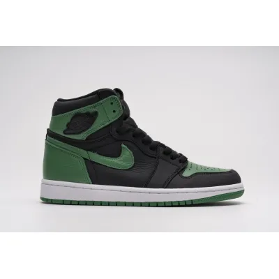 PKGoden Air Jordan 1 Retro High Pine Green Black 01