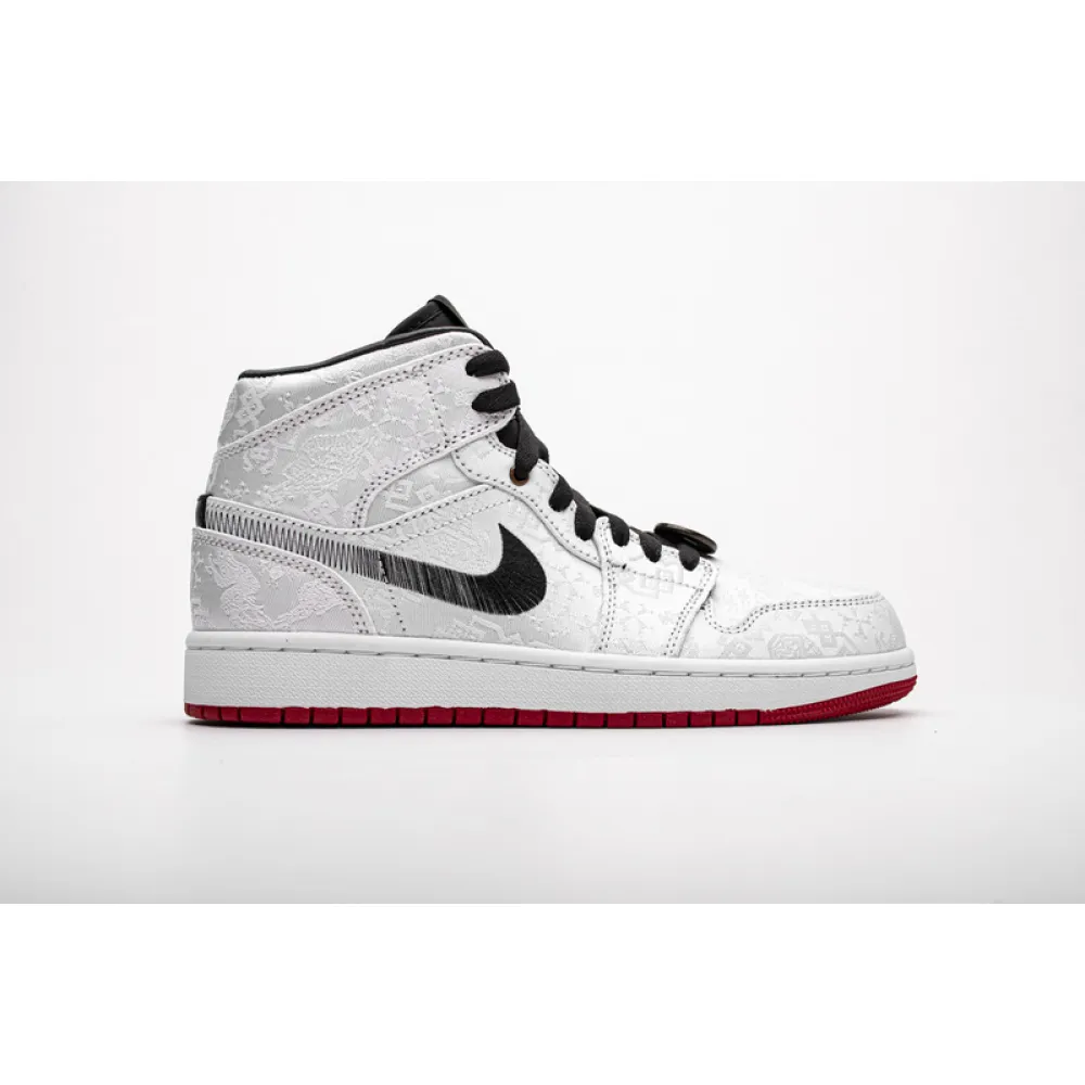 PK GOD Air Jordan 1 Mid SE Fearless Edison Chen CLOT