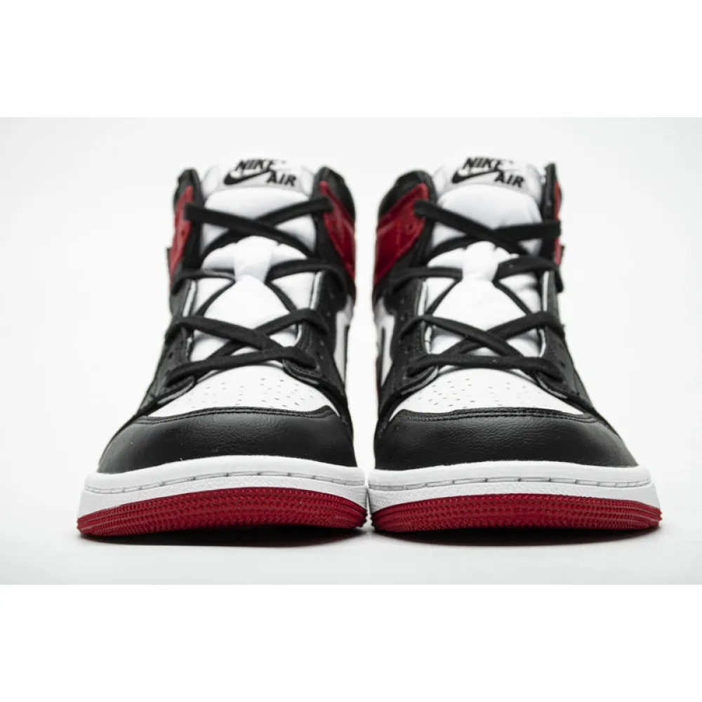 PK GOD Air Jordan 1 Retro High Satin Black Toe (W)