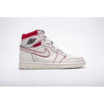 PKGoden Air Jordan 1 Retro High Phantom Gym Red 01