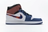 PKGoden Air Jordan 1 Mid Multi-Color Swoosh