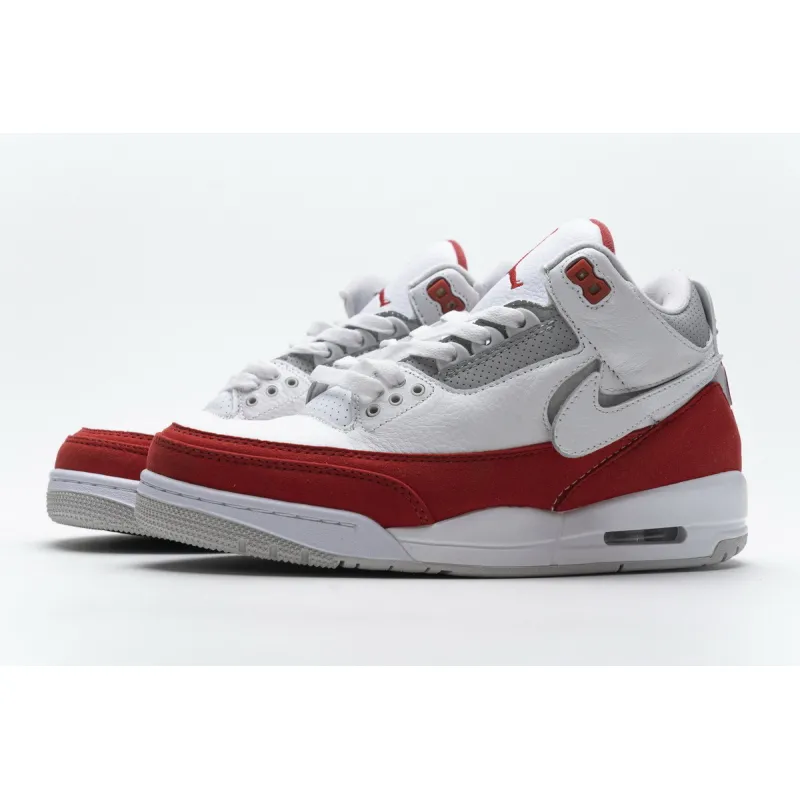 PK GOD Jordan 3 Retro Tinker White University Red