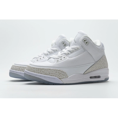 PKGoden Jordan 3 Retro Pure White (2018),136064-111 01