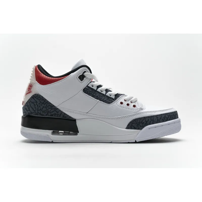 PK GOD Jordan 3 Retro SE-T CO JP Fire Red Denim