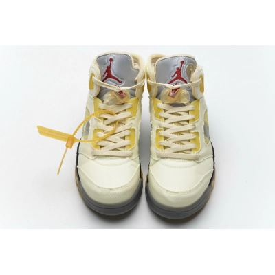 PKGoden Jordan 5 Retro OFF-WHITE Sail 02