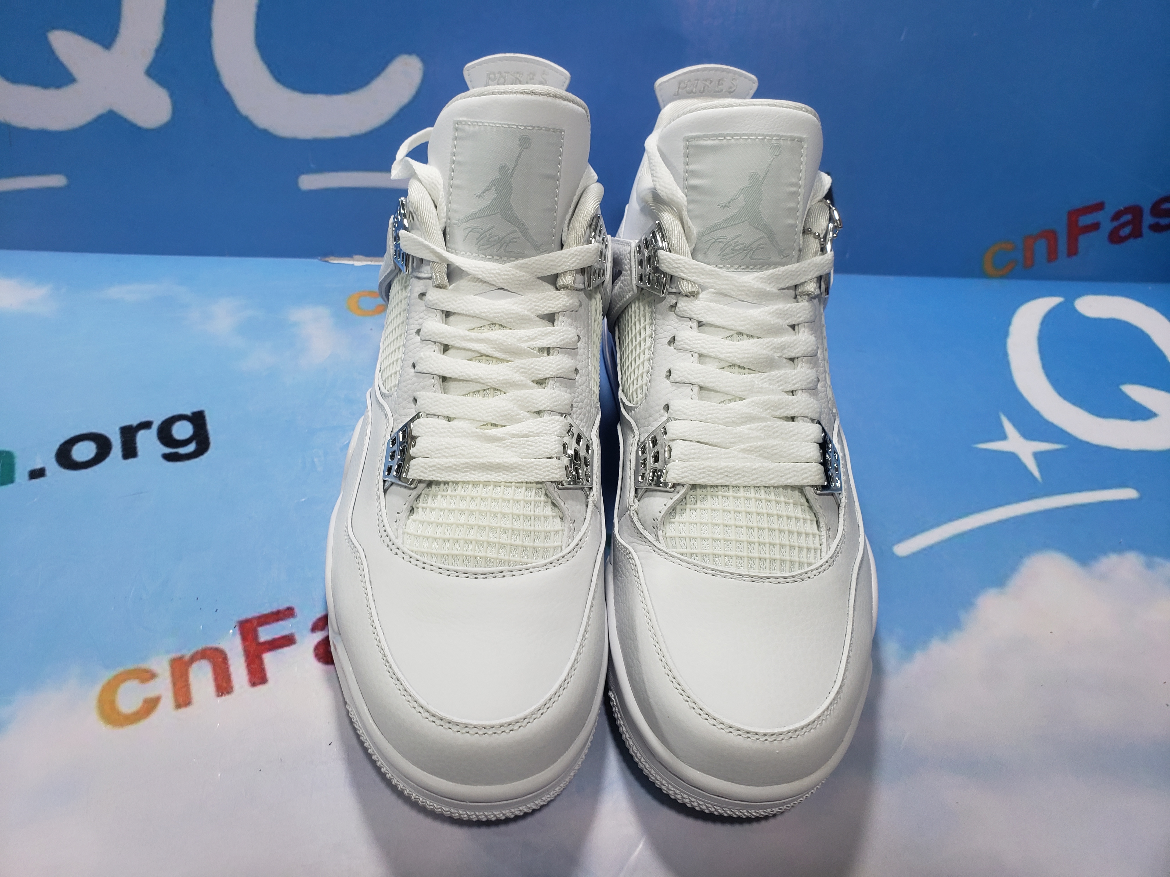 PKGoden Air Jordan 4 Retro Pure Money (2017)，308497-100