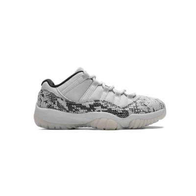 PKGoden Jordan 11 Retro Low Snake Light Bone 01