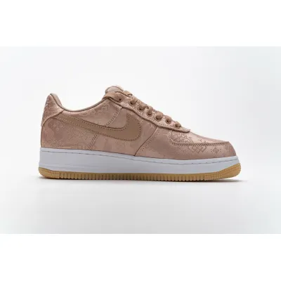 PKGoden Air Force 1 Low Clot Rose Gold Silk  01
