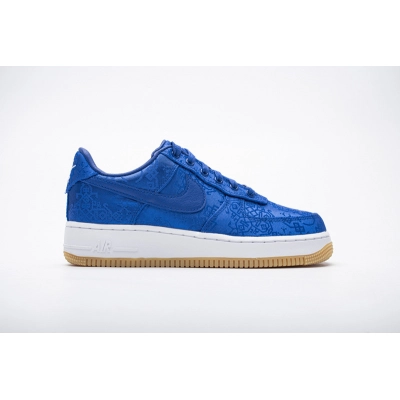 PKGoden Air Force 1 Low CLOT Blue Silk 01