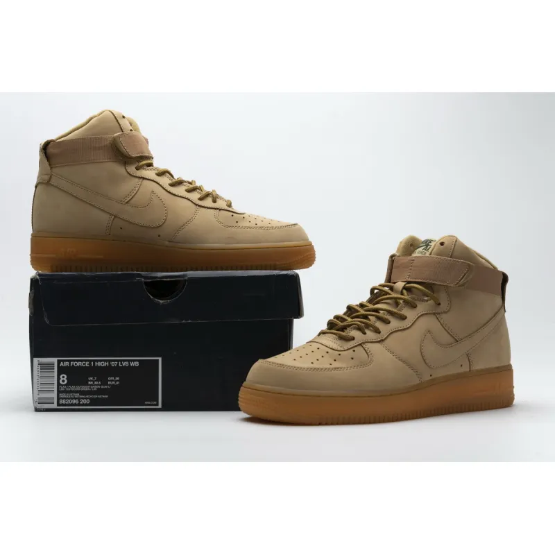 PK GOD Air Force 1 High Flax (2018)