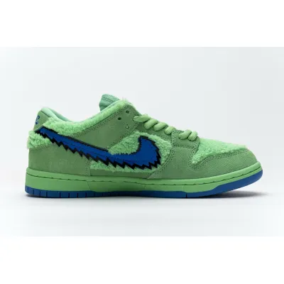 PKGoden SB Dunk Low Grateful Dead Bears Green 01
