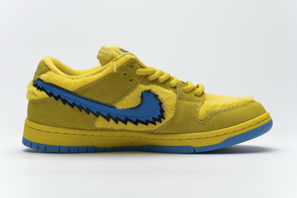 PK GOD SB Dunk Low Grateful Dead Bears Opti Yellow