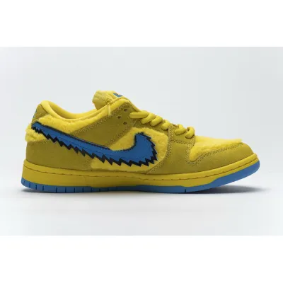 PKGoden SB Dunk Low Grateful Dead Bears Opti Yellow 01