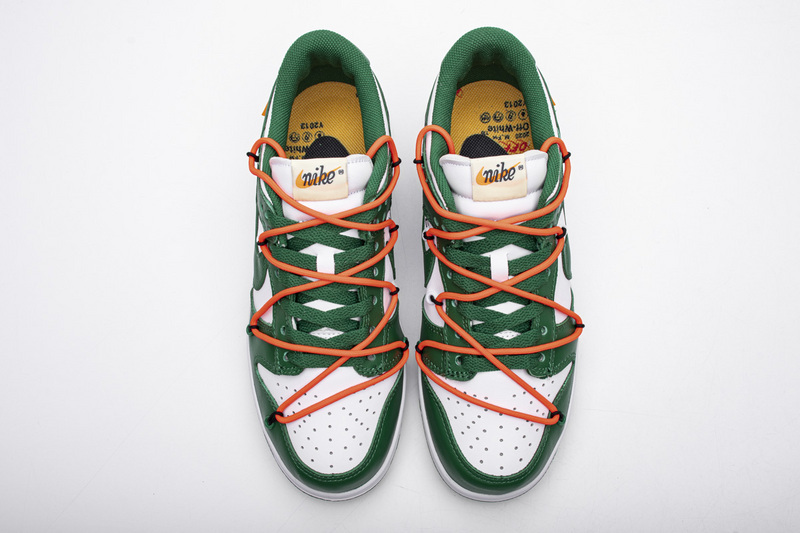 PK GOD Dunk Low Off-White Pine Green