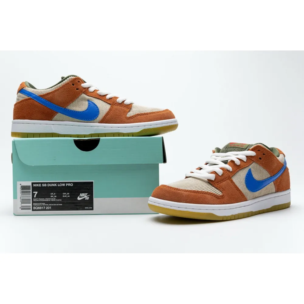 PK GOD SB Dunk Low Corduroy Dusty Peach