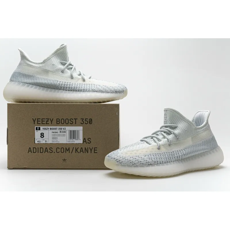 PK GOD Yeezy Boost 350 V2 Cloud White (Non-Reflective)