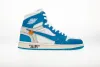 PKGoden Jordan 1 Retro High Off-White University Blue
