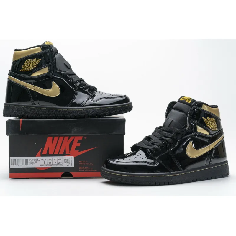 OG Jordan 1 Retro High Black Metallic Gold (2020)