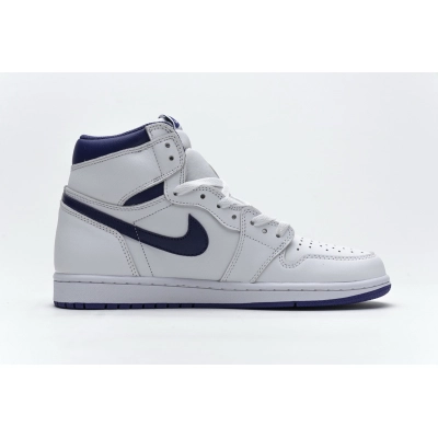 OG Air Jordan 1 Retro High OG White Purple 01