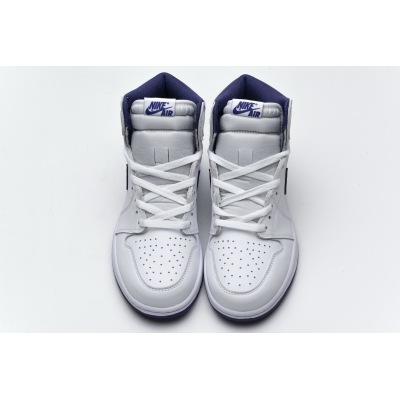 OG Air Jordan 1 Retro High OG White Purple 02
