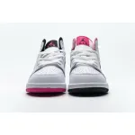 OG Jordan 1 Mid White Black Hyper Pink (GS)