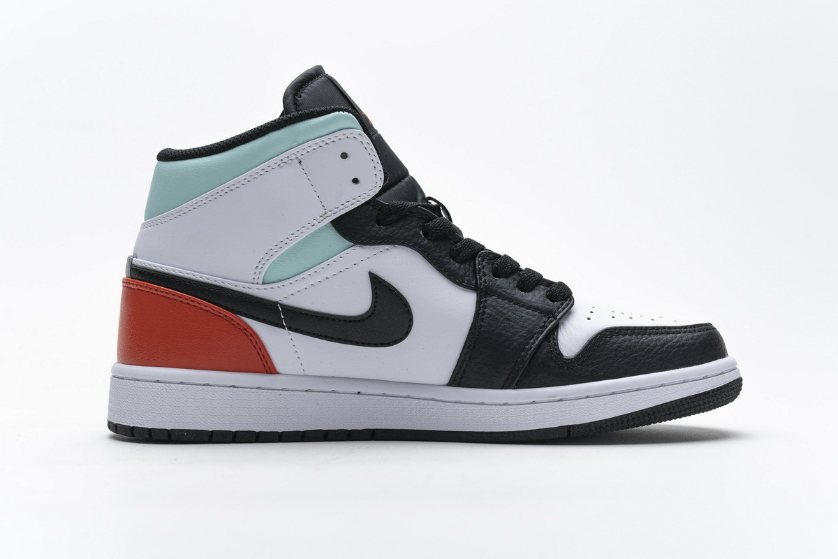 OG Jordan 1 Mid SE White Black Red Spruce (GS)