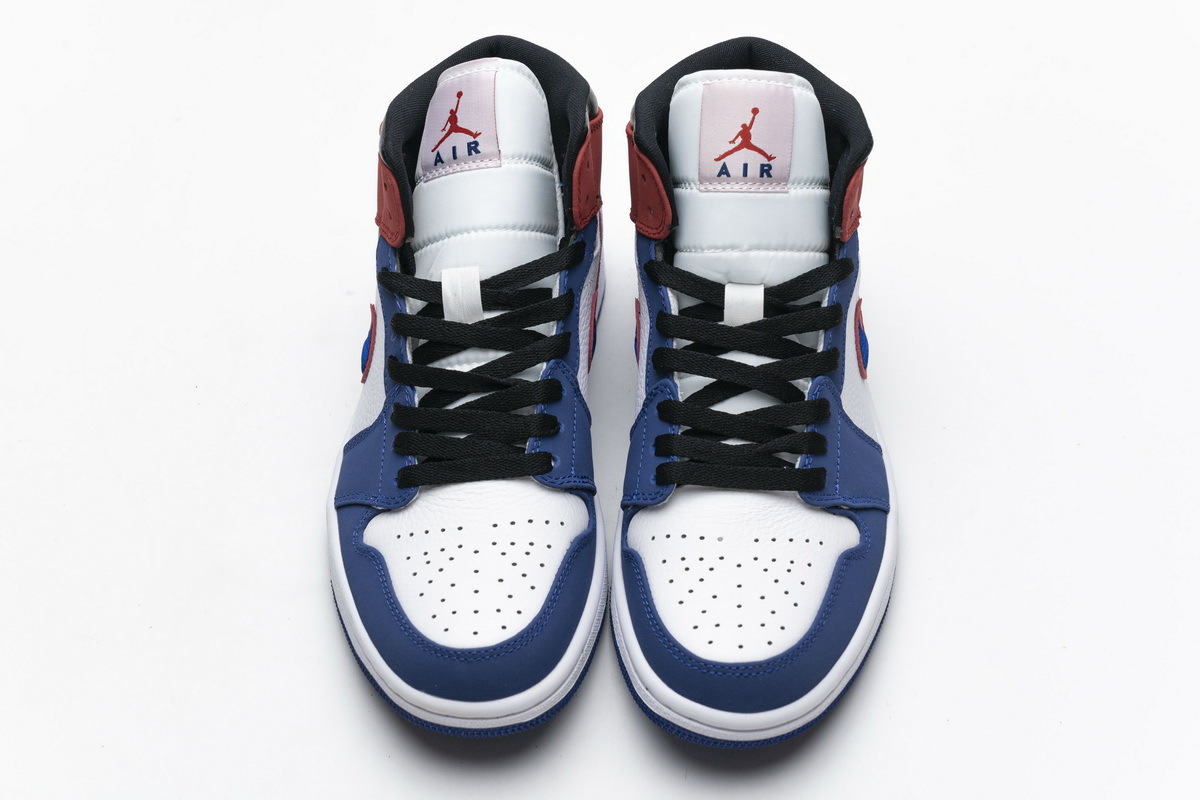 OG Jordan 1 Mid Multi-Color Swoosh