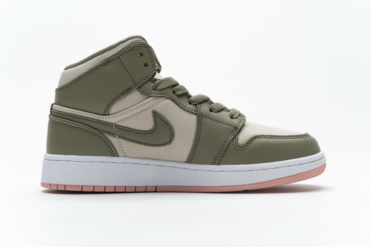 OG Jordan 1 Mid Trooper Bleached Coral (GS)