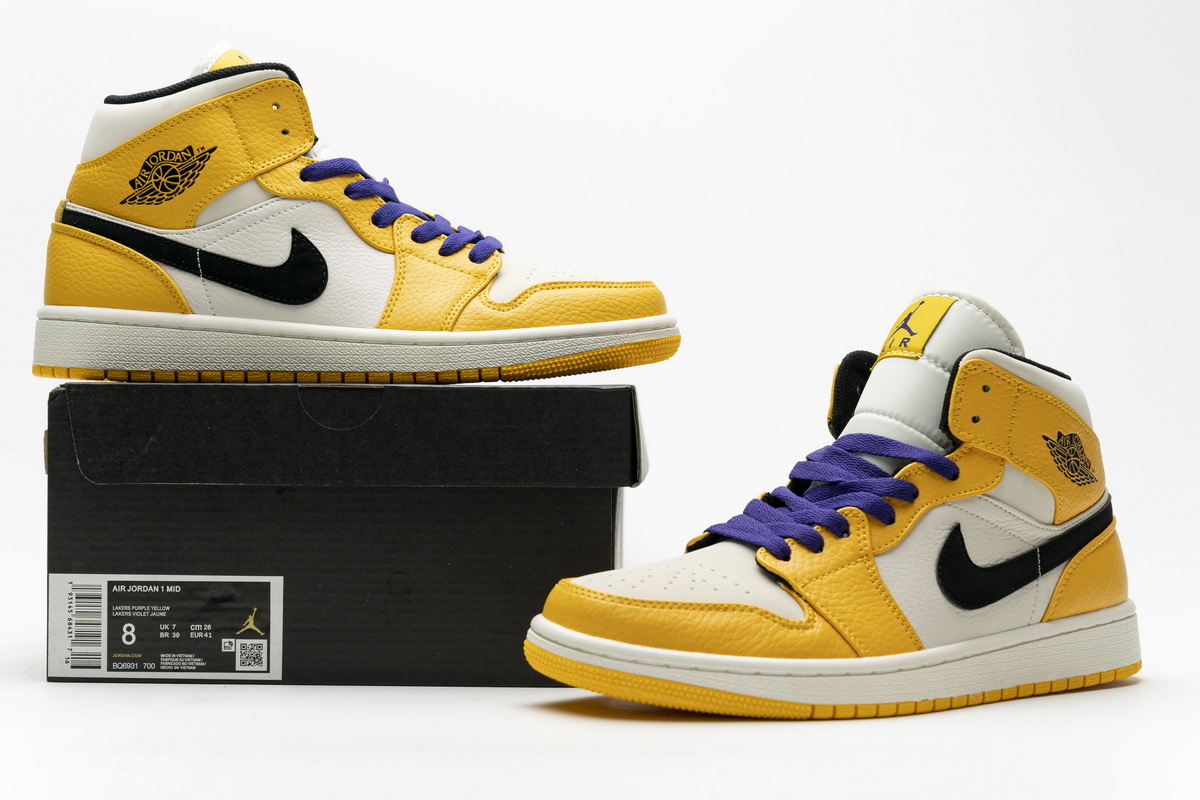OG Jordan 1 Mid SE Lakers