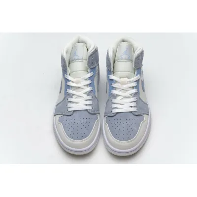 OG Jordan 1 Mid Mixed Textures Blue 02