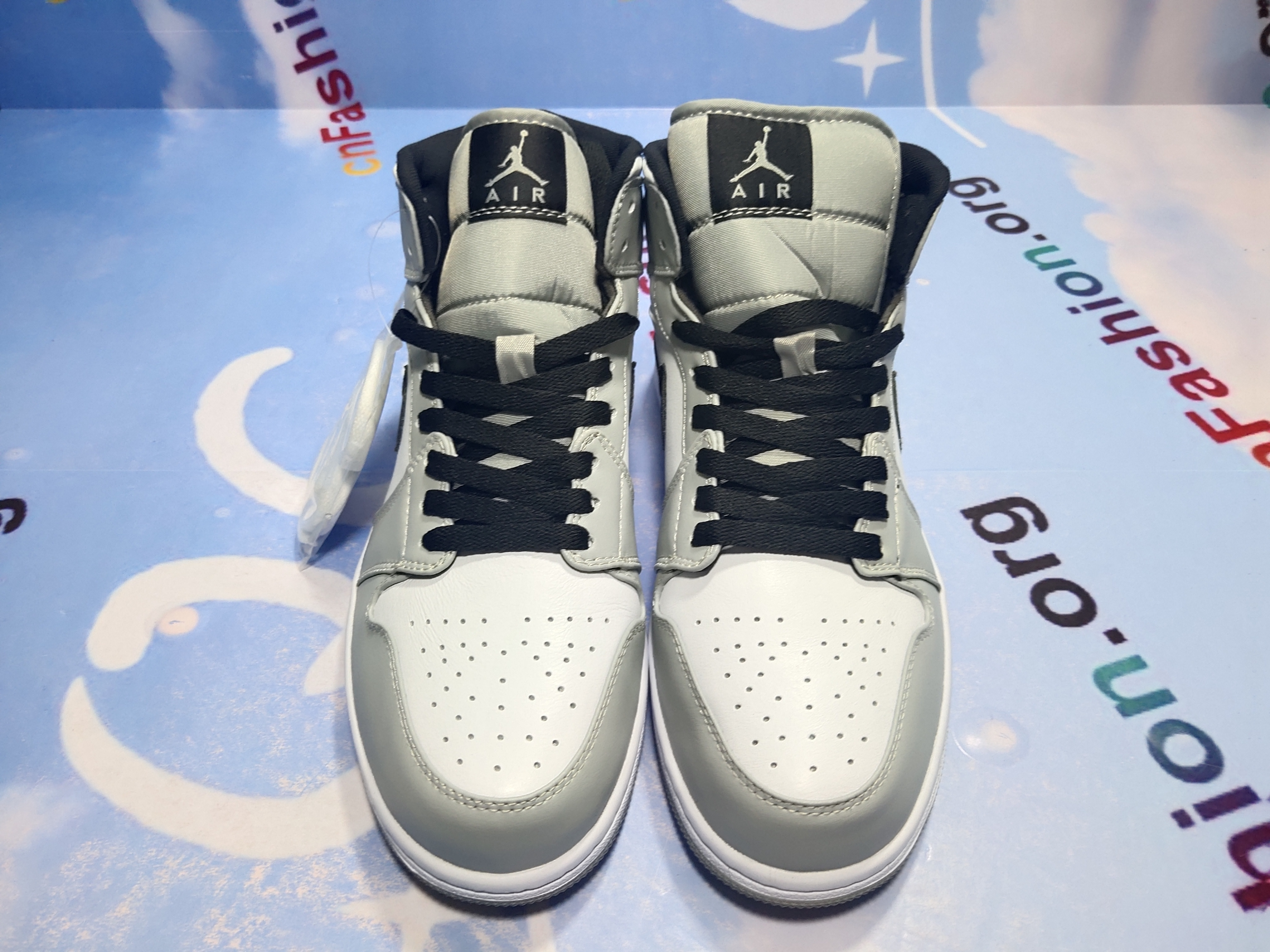 OG Jordan 1 Mid Light Smoke Grey