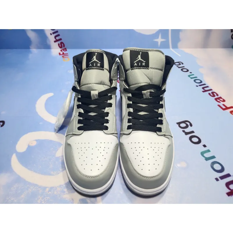 OG Jordan 1 Mid Light Smoke Grey