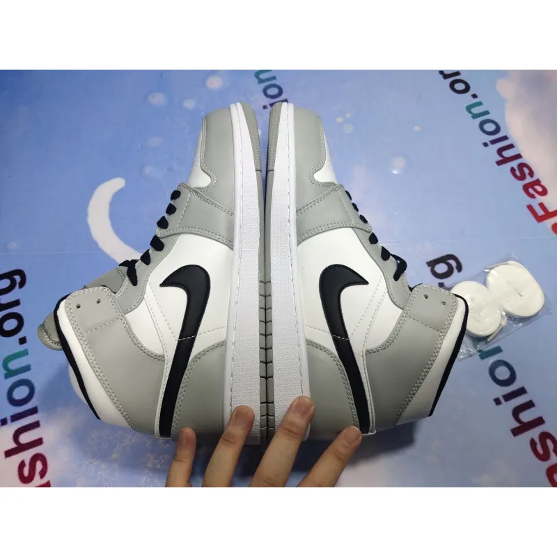 OG Jordan 1 Mid Light Smoke Grey