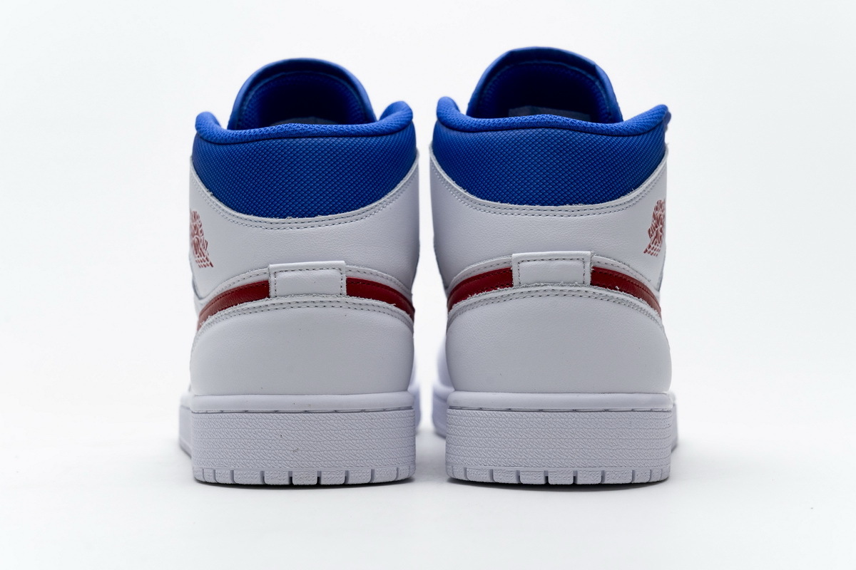 OG Jordan 1 Mid White Red Royal (W)