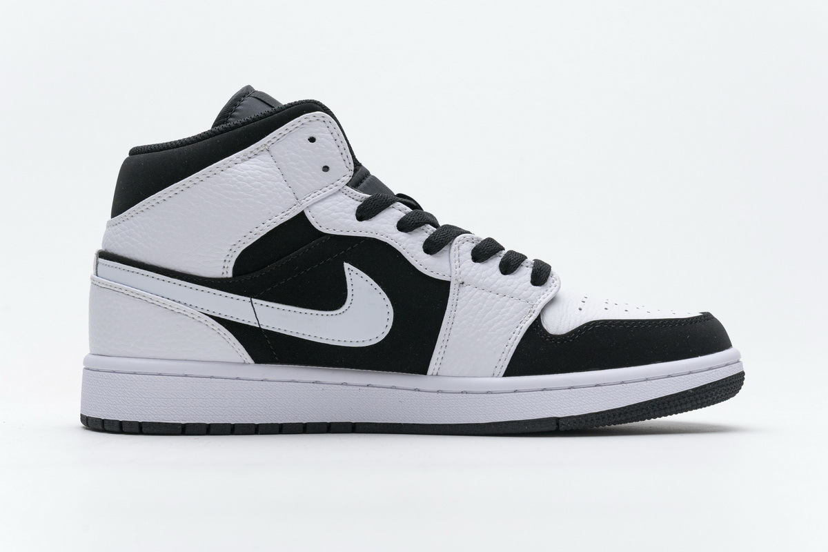 OG Jordan 1 Mid White Black