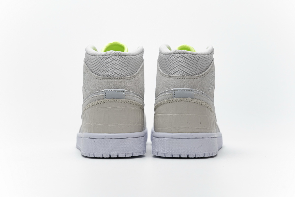 OG Jordan 1 Mid Vast Grey Ghost Green (W)