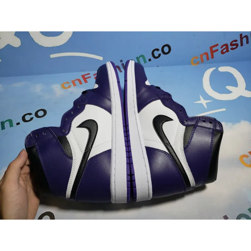 OG Jordan 1 Retro High Court Purple White,555088-500