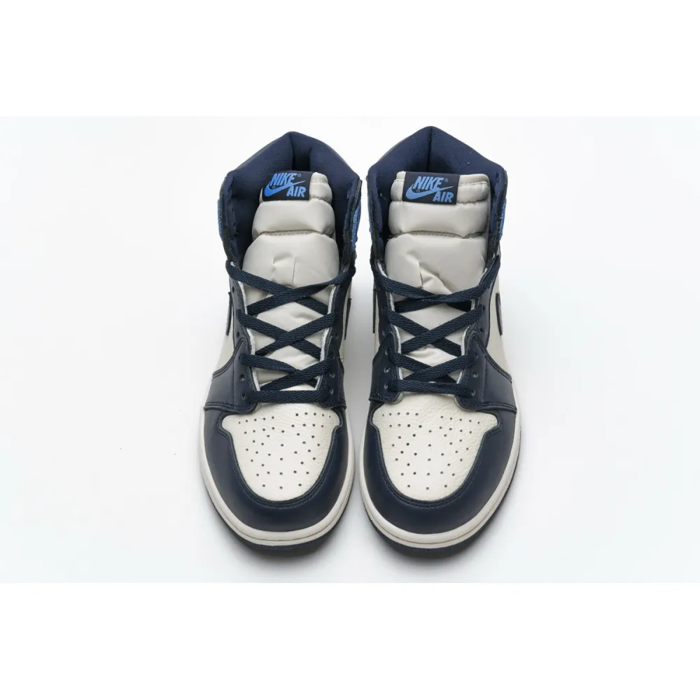 OG Jordan 1 Retro High Obsidian UNC