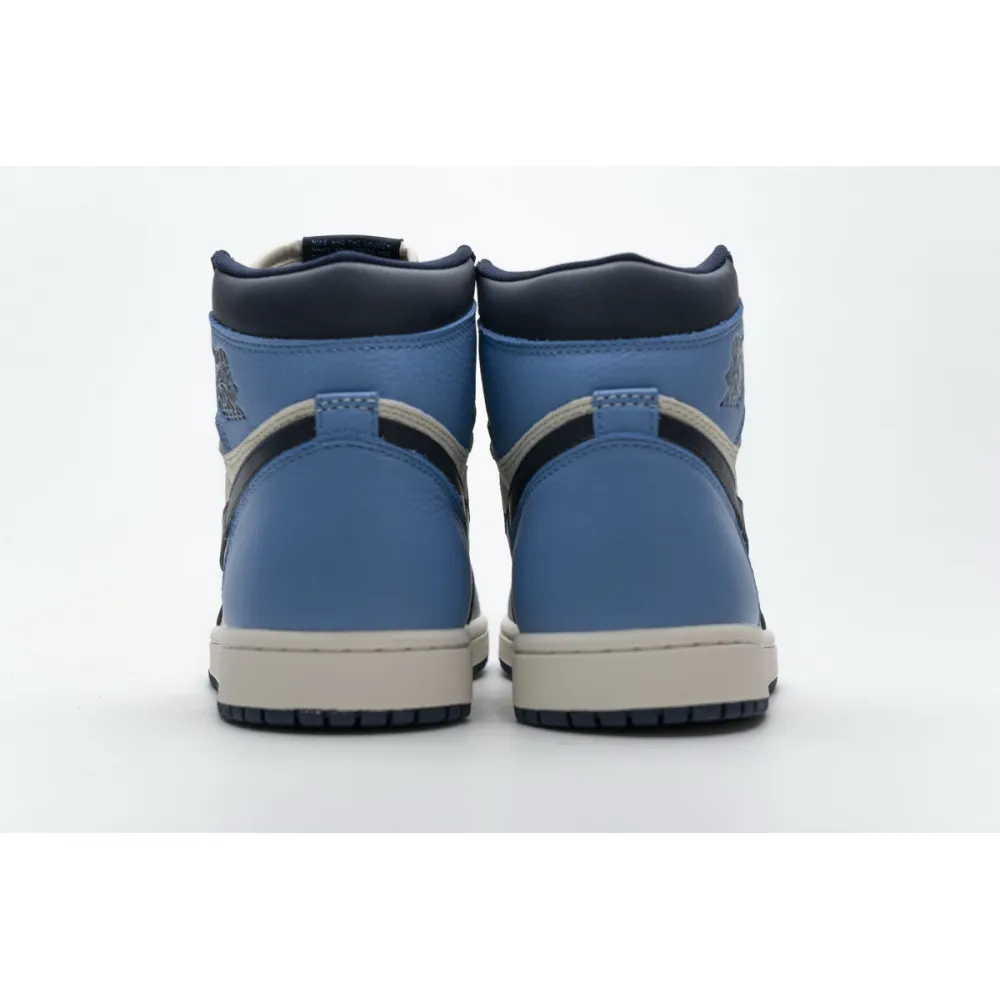 OG Jordan 1 Retro High Obsidian UNC