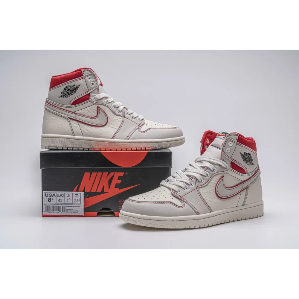 OG Jordan 1 Retro High Phantom Gym Red