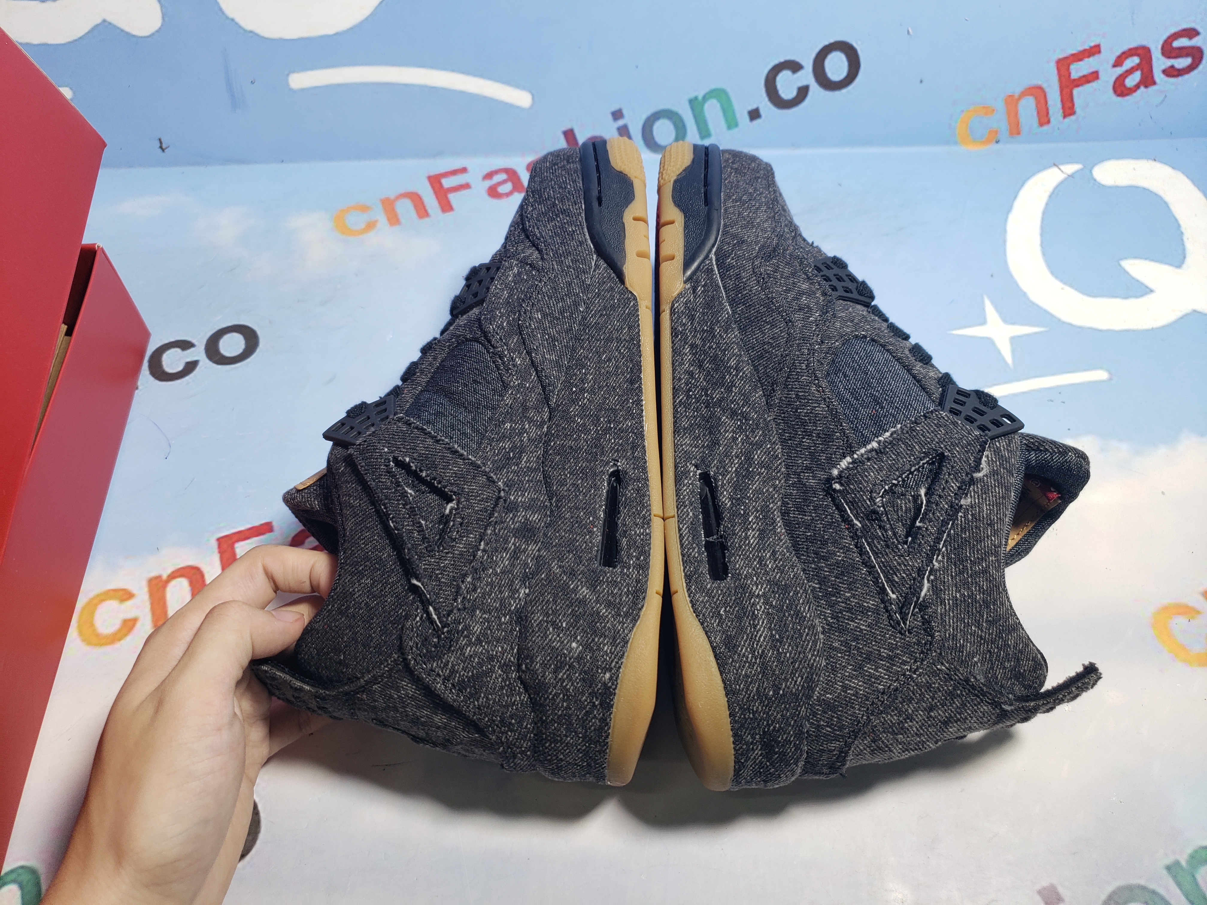 OG Jordan 4 Retro Levi's Black (Levi's Tag)
