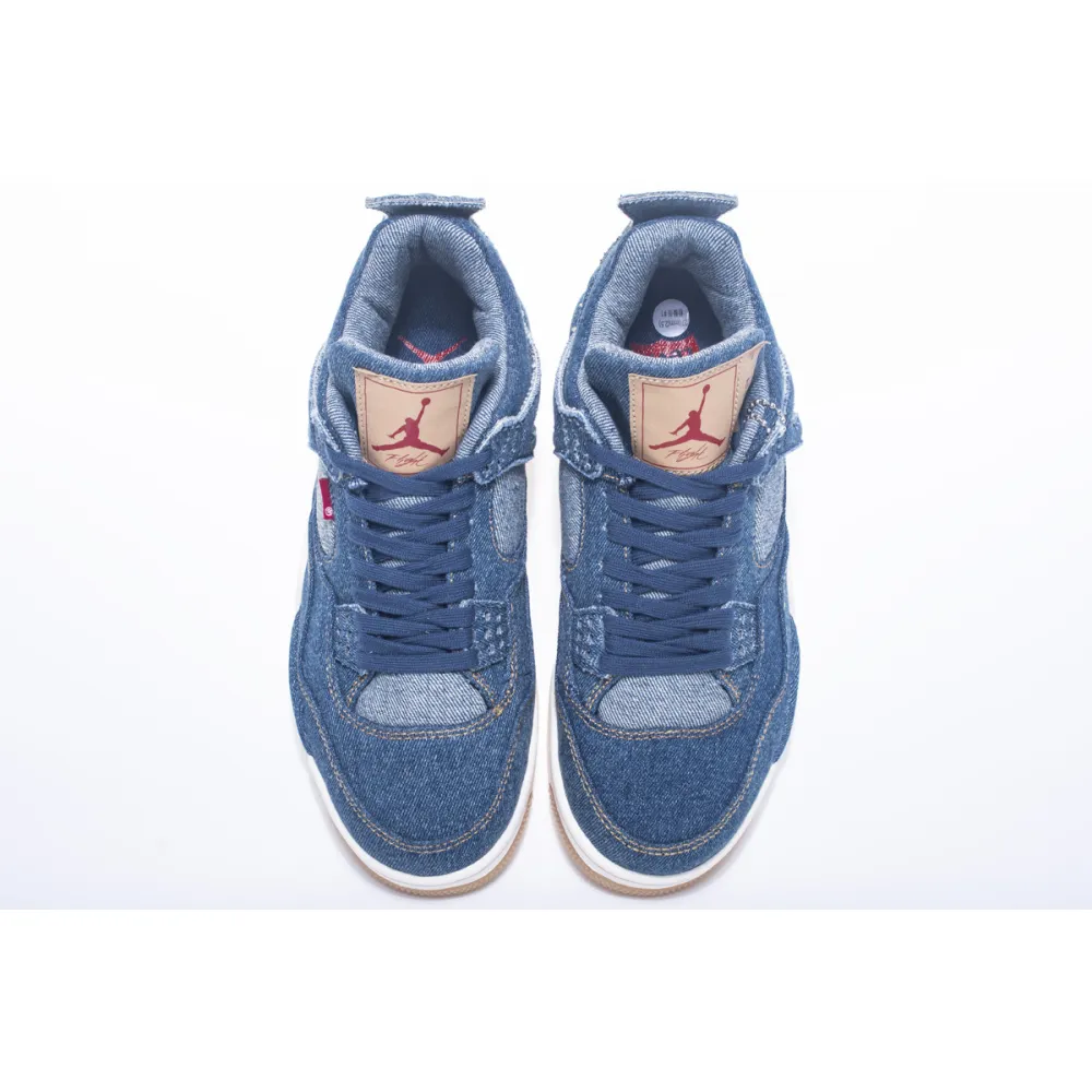 OG Jordan 4 Retro Levi's Denim (Tag with Levi's Logo)