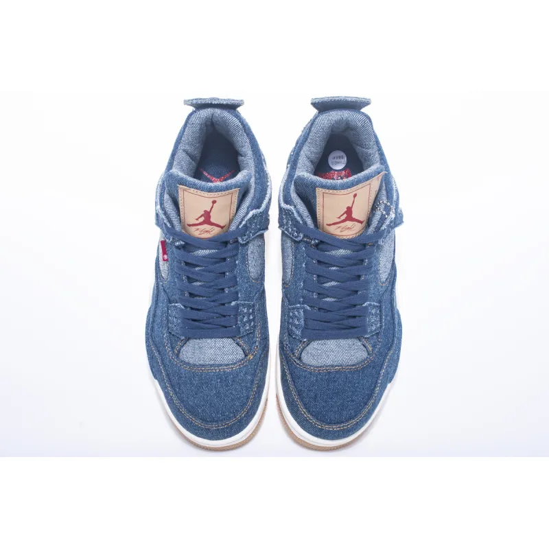 OG Jordan 4 Retro Levi's Denim (Tag with Levi's Logo)