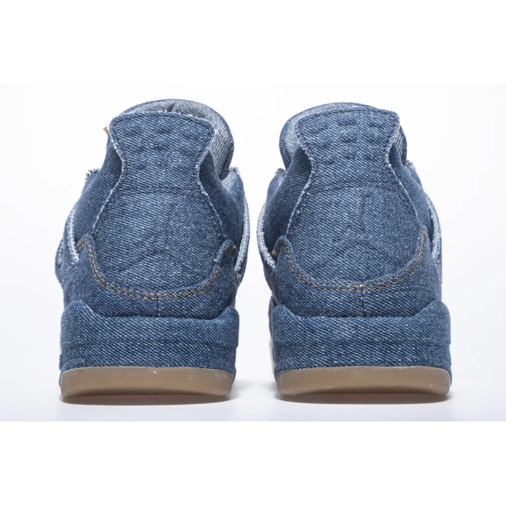 OG Jordan 4 Retro Levi's Denim (Tag with Levi's Logo)