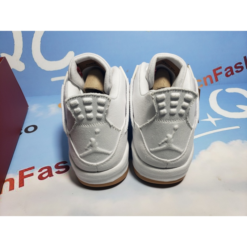 OG Jordan 4 Retro Levi's White (Levi's Tag)