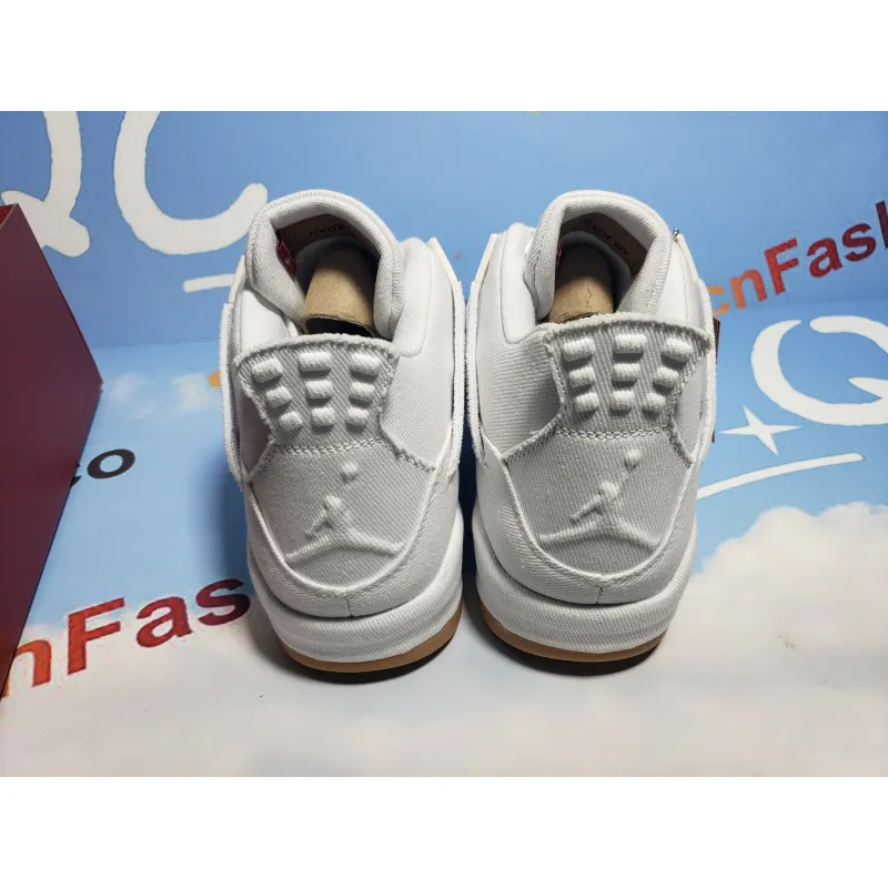 OG Jordan 4 Retro Levi's White (Levi's Tag)