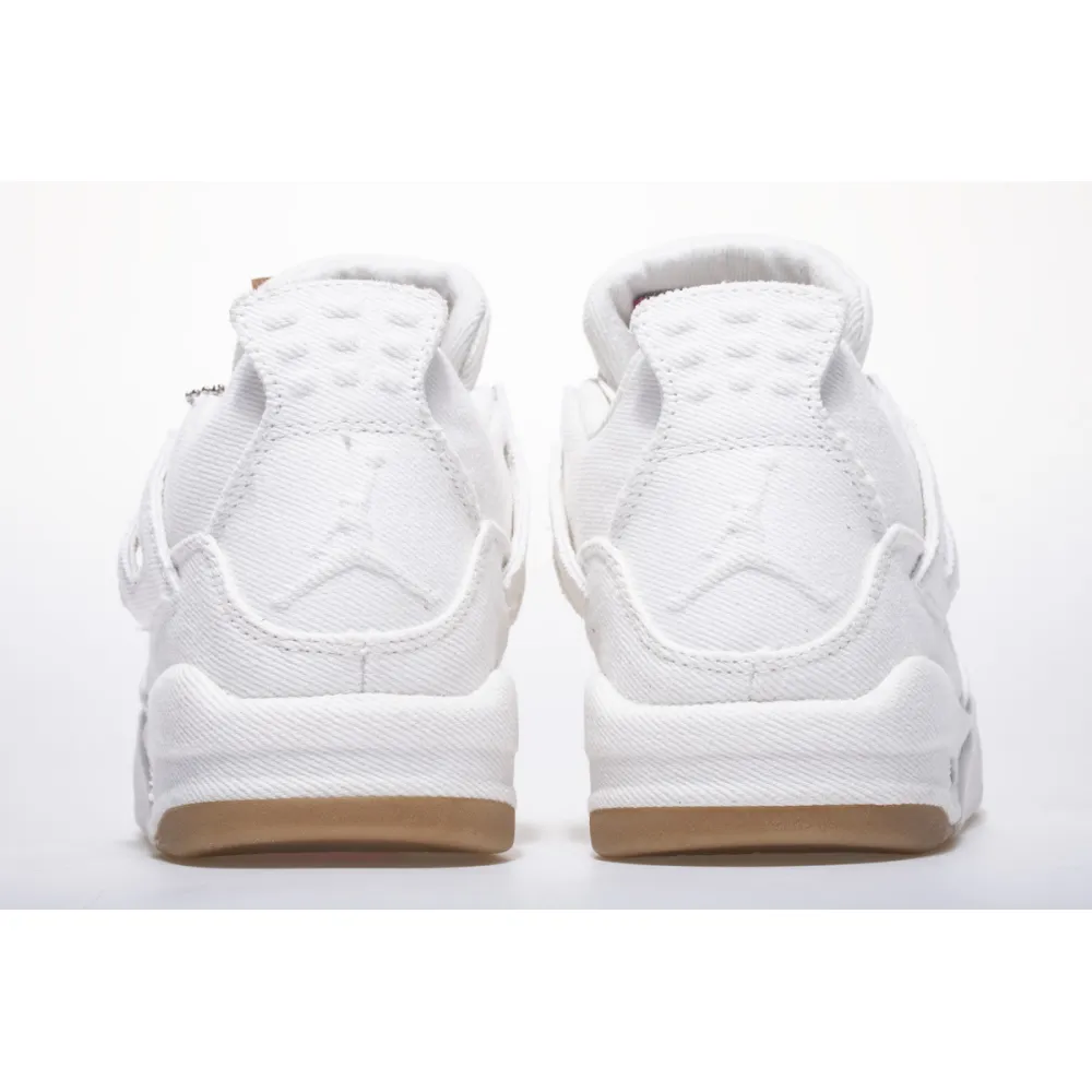 OG Jordan 4 Retro Levi's White (Levi's Tag)
