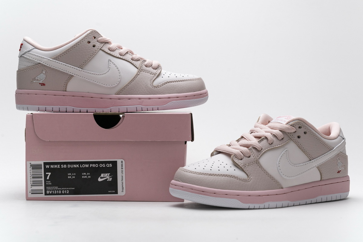 OG SB Dunk Low PRO OG QS Pink Pigeon,BV1310-012