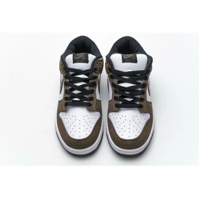 OG SB Dunk Low White Black Trail End Brown,304292-102 02