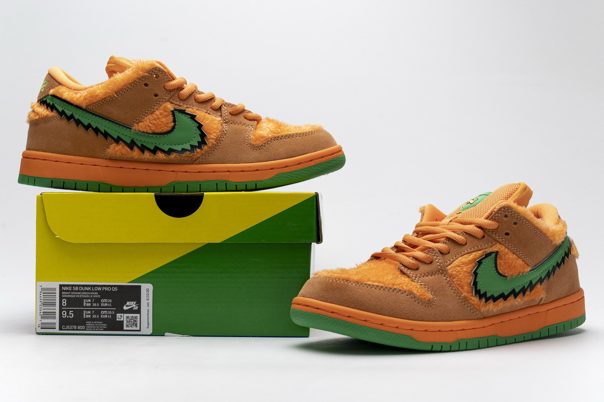 OG SB Dunk Low Grateful Dead Bears Orange